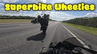 Superbikes Takeover Miami + Wheelies & More