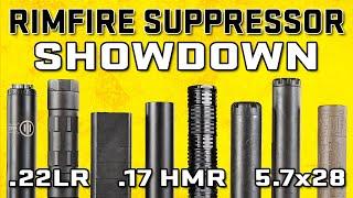 Rimfire Suppressor Showdown:  .22LR, .17 HMR, 5.7x28 vs SilencerCo, PWS, Mercy Firearms & More