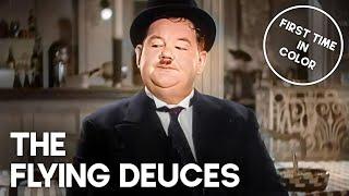 The Flying Deuces | COLORIZED | LAUREL & HARDY | Classic Movie