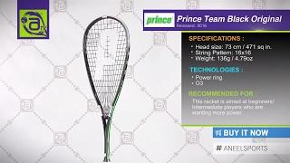 PRINCE Team Black Orignal 800 Squash Racket  Review - AneelSports.com