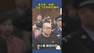 孙小果，死刑！这是当年的庭审现场。 ©株洲市人民检察院