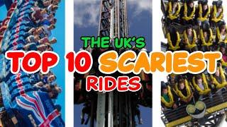 Top 10 SCARIEST rides in the UK | 2022