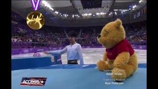 20180216  gold medal for Yuzuru Hanyu and Winnie the Pooh