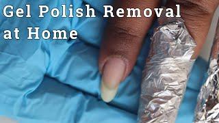 Remove Gel Polish at Home!! Easy Gel polish removal without damage.