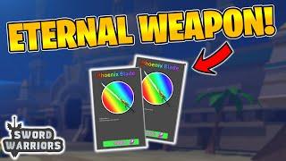 Getting the *NEW* Phoenix Blade Eternal Sword (I'm Back!) in Sword Warriors Roblox