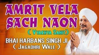 Bhai Harbans Singh Ji - Amrit Vela Sach Naou