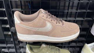 Nike Air Force 1 ‘07 LV8 “Embroidered Swoosh - Mink Brown” - Style Code: HJ4465-200