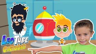 LeoTube CARTOONS 01 El Cohete del Profesor NoVe