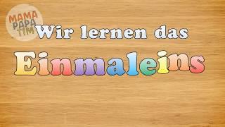 Einmaleins lernen - 1er,2er,3er,4er,5er,6er,7er,8er,9er u.10er deutsch /Kindergarten/Grundschule