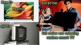 Gifted New Tv  To My Mom ।। realme smart TV