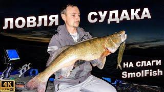 ЛОВЛЯ СУДАКА НА СЛАГИ SmolFish