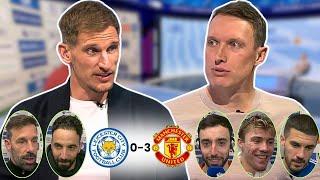 Leicester vs Man United 0-3 Phil Jones and Marc Albrighton Reactions | Post Match Analysis