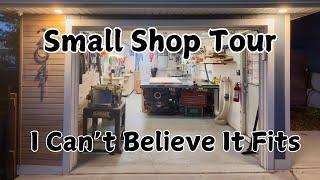 How I Fit Big Tools In A Small Shop - 2024 Shop Tour