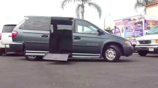 Discount Prices 2007 Dodge Caravan Entervan Wheelchair Accessible Ramp Van Orange CA