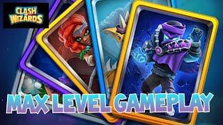 CLASH OF WIZARDS MORE MAX LEVEL ACTION!!!