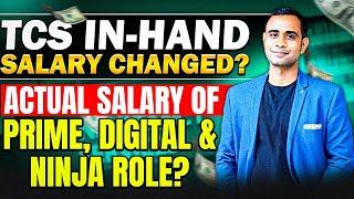 TCS In-Hand Salary Changed ? | Ninja, Digital & Prime Actual In-hand Salary | Salary Slip