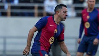 Xavi Hernandez vs Real Madrid Legends