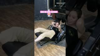 How my wife workout everyday #couplevlog #couple #gymfunnyvidoes