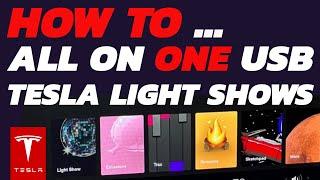 ONE USB FOR ALL CUSTOM TESLA LIGHT SHOWS