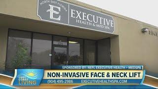 Details on the non-invasive face and neck lift at North East Florida Executive Health & Med Spa