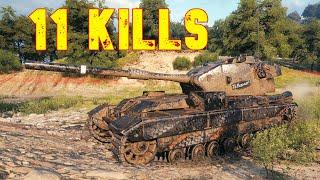 World of Tanks FV215b (183) - 11 Kills | 1 vs 4 with Only 30 HP!