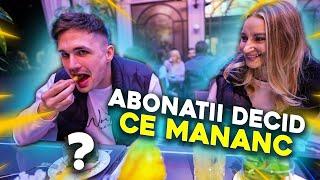 ABONATII DECID CE MANANC IN *CEL MAI SCUMP RESTAURANT*?