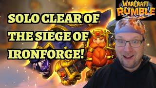 SOLO Siege of Ironforge - Warcraft Rumble