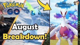 AUGUST 2024 EVENT BREAKDOWN in Pokémon GO! | Community Day, Raids, Giovanni & Spotlight Hours!