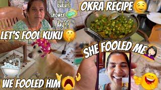 SHE FOOLED ME  | OKRA ￼￼RECIPE | #goanvlogger #konkani #funny #goanvlog #goan #vlog #youtube