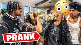 FAKE DRUNK PRANK ON CALVIN AND ELI *GONE WRONG* | Janae Skye