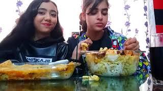 ASMR LASAGNA WITH MY COUSIN, اولین موکبانگ من به همراه دخترخالم