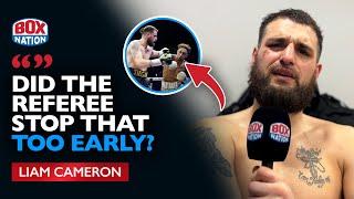 Liam Cameron Reveals Conversation With Ben Whittaker After Stoppage Loss