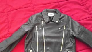 Beautiful Fül Custom Navy Moto Jacket REVIEW and TRY ON