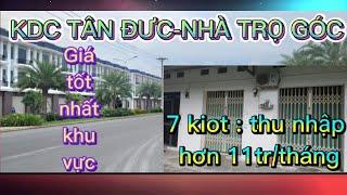 bán căn nhà trọ góc giá ngợp thở tại kdc tân đức | đức hòa | đình toản bđs