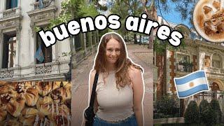 BUENOS AIRES VLOG  | fun days, friends abroad, exploring the city, new cafes, & more!!