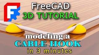 FreeCAD 1.0 Tutorial | How to make 3D model with FreeCAD | Easy beginner tutorial #freecad