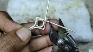 Mukta silver ring design ! How to make a silver twisted ring