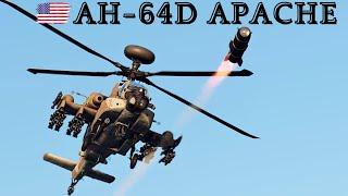 ► 𝐀𝐇-𝟔𝟒𝐃 Apache in Action: Intense Close Air Support! Day & Night Fire |Ground Battle (WarThunder)