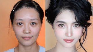 Light Japanese Makeup Tutorial Foundation-free Makeup for Summer & Masks | April的草莓啊