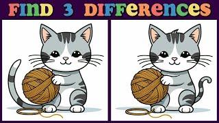 Spot the 3 differences⌛Japanese picture game 52