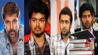 Kollywood Highly Educated Actors | Vijay | Vikram | Suriya | Arya | Rajinikanth | Kamal haasan