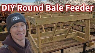 Small Scale Farm Project: $100 Round Bale Hay Feeder