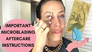 BEST MICROBLADING RESULTS {Step by step instructions for Microblading Aftercare} Tina Davies