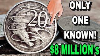 TOP 10 UNCOMMON AUSTRALIAN 20 CENTS COINS WORTH A LOT OF MONEY THAT COULD BE IN YOUR POCKET CHANGE!