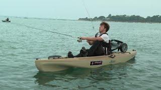 La pêche en kayak à pédales