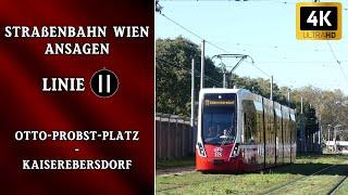 Linie 11 Wien Ansagen – Kaiserebersdorf, Zinnergasse – Otto-Probst-Platz | Wiener Grantler
