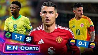 "Cristiano VOLVERÍA al nuevo United" | GOLAZO de LAUTARO | BRASIL no gana | Dura DERROTA de Colombia