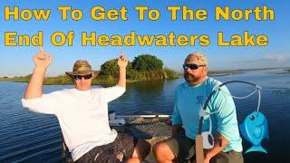 Fellsmere Reservoir Navigate  To The North End for Bass Fishing Headwaters,
