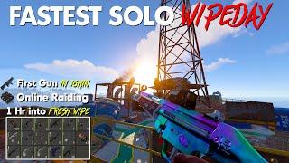 FASTEST SOLO WIPEDAY | Official Vanilla Rust - High Pop