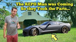 I Bought a Cheap Repo Corvette at Auction and it Arrived Missing Expensive Parts...